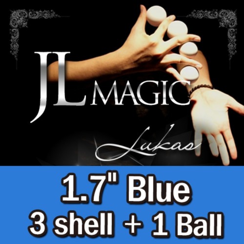 JL루카스볼1.7인치파랑색(노멀공1개+트릭공3개)(JL Lukas Balls 1.7&#039; BLUE) - 마술도구 마술용품