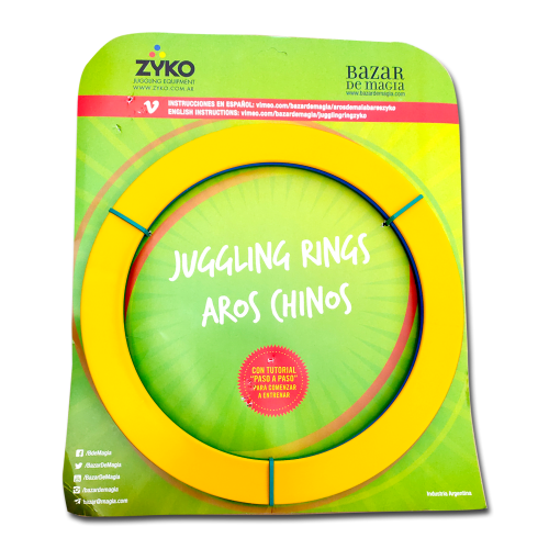 저글링  Juggling ring- set of 3 with download instruction_Zyko