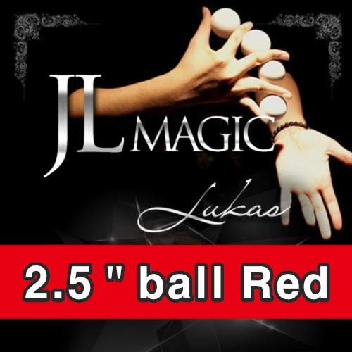 JL루카스볼2.5인치_빨강볼1개(JL Lukas Balls 2.5&#039; Ball Only_Red) - 마술도구 마술용품