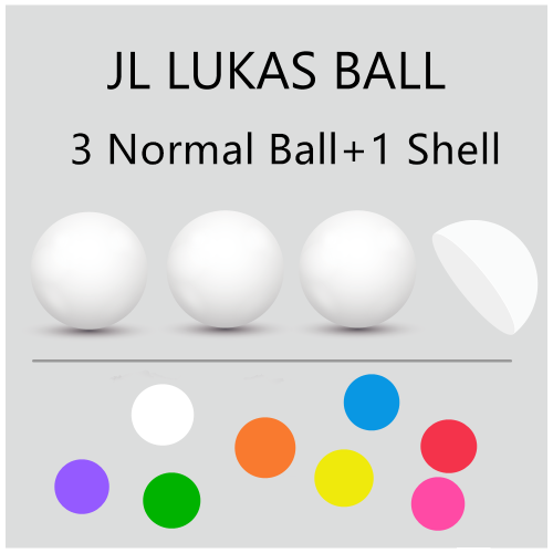 JL Lukas Balls set (3 normal balls + 1 trick ball)