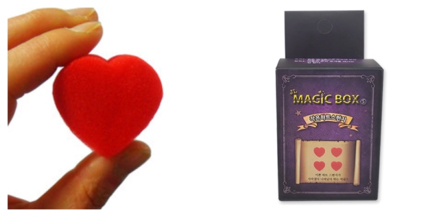 Heart Sponge Set by JL Magic - Silk Magic Tricks