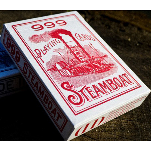 JLCC 스팀보트999카드-빨강(Steamboat 999 by The US Playing Card Co.-Red)
