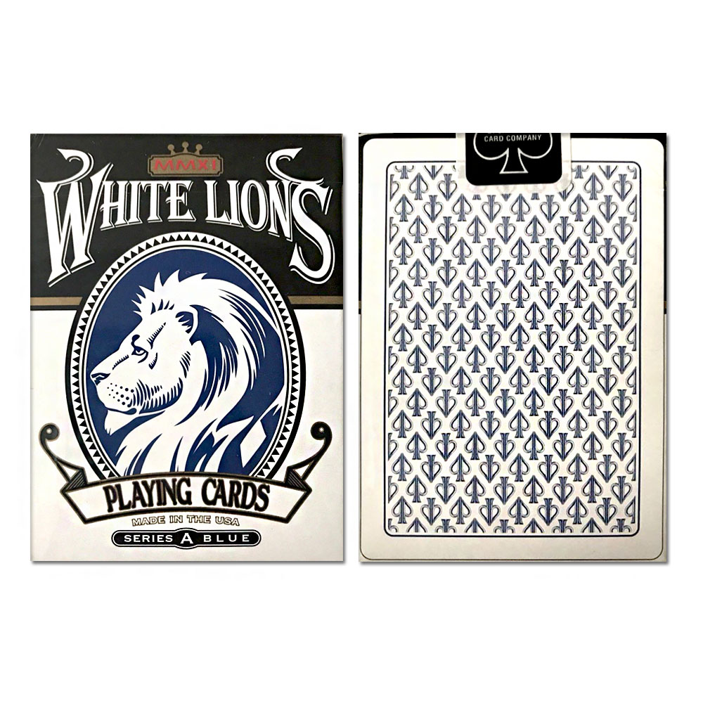 JLCC [레어]화이트 라이언즈 시리즈A(블루)White Lions Deck Series A &quot;Blue Edition&quot;