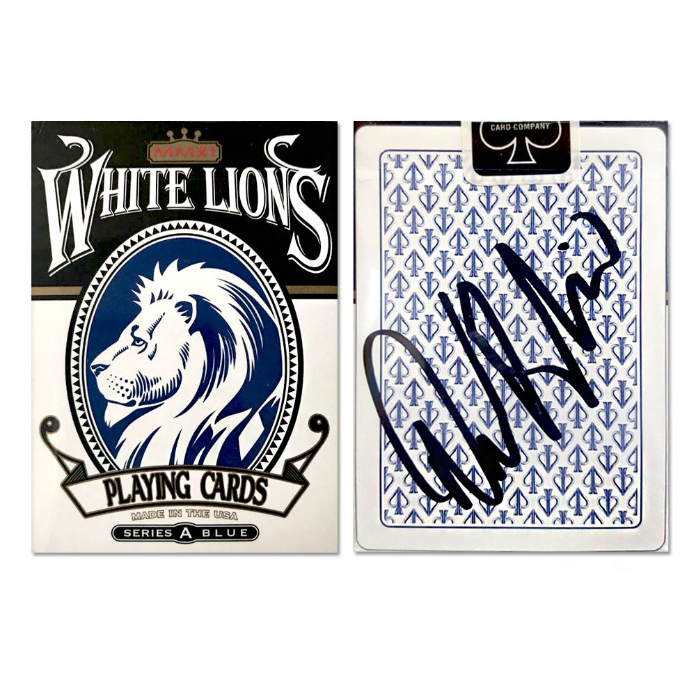 JLCC [레어/사인제품]화이트 라이언즈 시리즈A(블루)White Lions Deck Series A &quot;Blue Edition&quot;