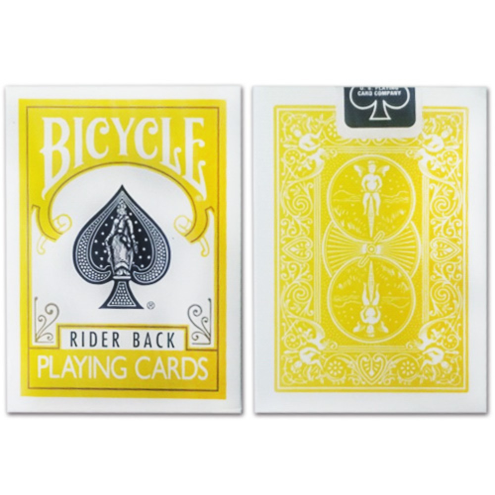 [회원가입후 구매가능]바이시클카드_옐로우(Bicycle Poker Deck _Yellow Deck)_by Di Fatta and USPCC(회원 10% 할인, 링커 10% 적립)