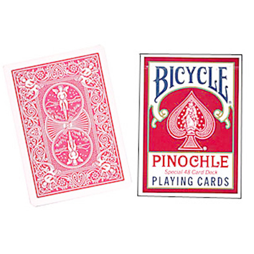 JLCC 바이시클피노클덱_레드(Bicycle Pinochle Poker size_Red)