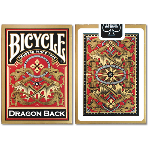 JLCC 드래곤백덱_골드(Bicycle Dragon Back Cards_Gold)_by USPCC