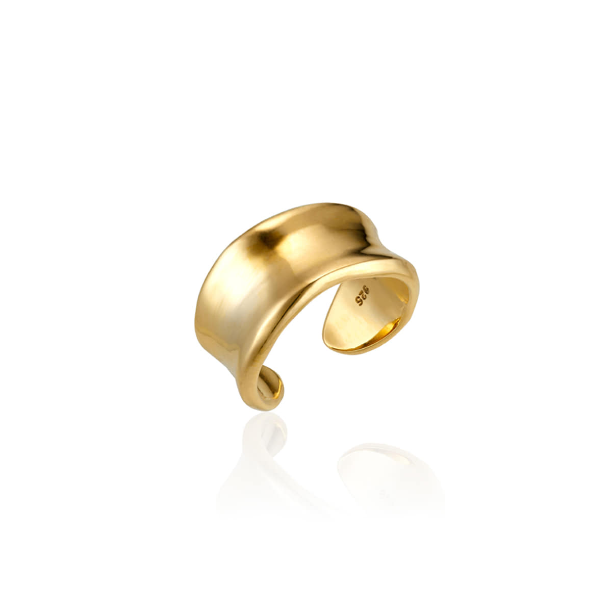 &#039;The rose&#039; wave ring