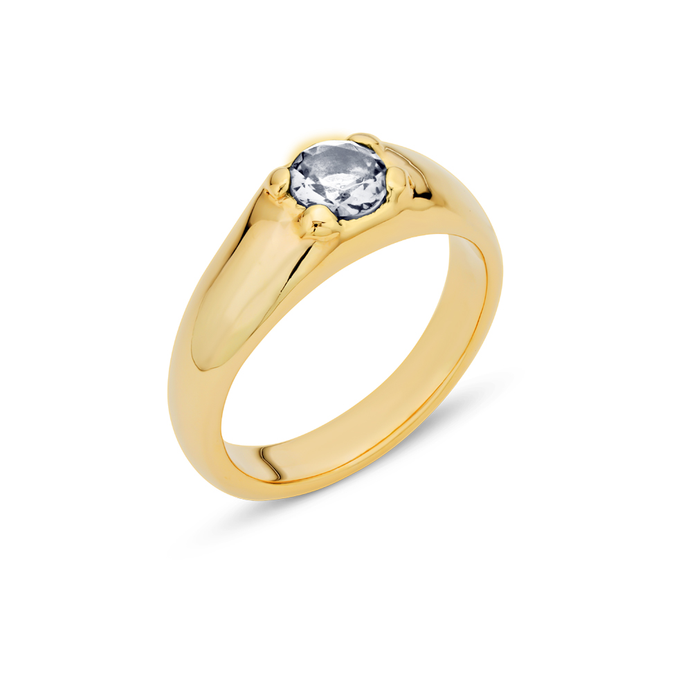 Dazzling gemstone ring