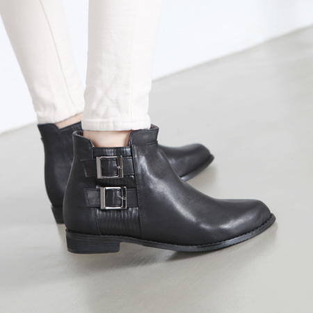 [퍼안감] 브리든 플랫 앵클부츠1컬러/2.5cm굽/#3990여성 슈즈 신발