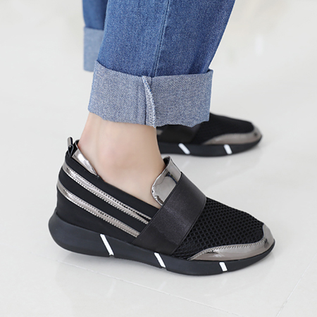 [키높이] 로리엘 편안한 슬립온1컬러/5cm굽/#5687여성 슈즈 신발