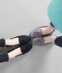 [퍼안감] 케니바 태슬 모카신2컬러/0.5cm굽/#3887여성 슈즈 신발