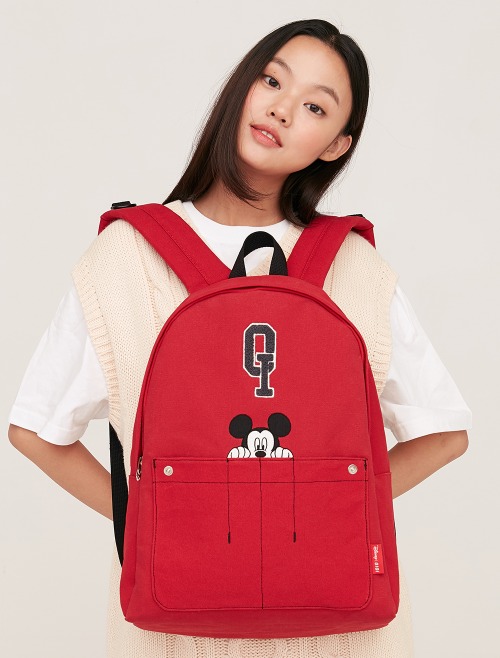 Q LOGO OXFORD BACKPACK_red