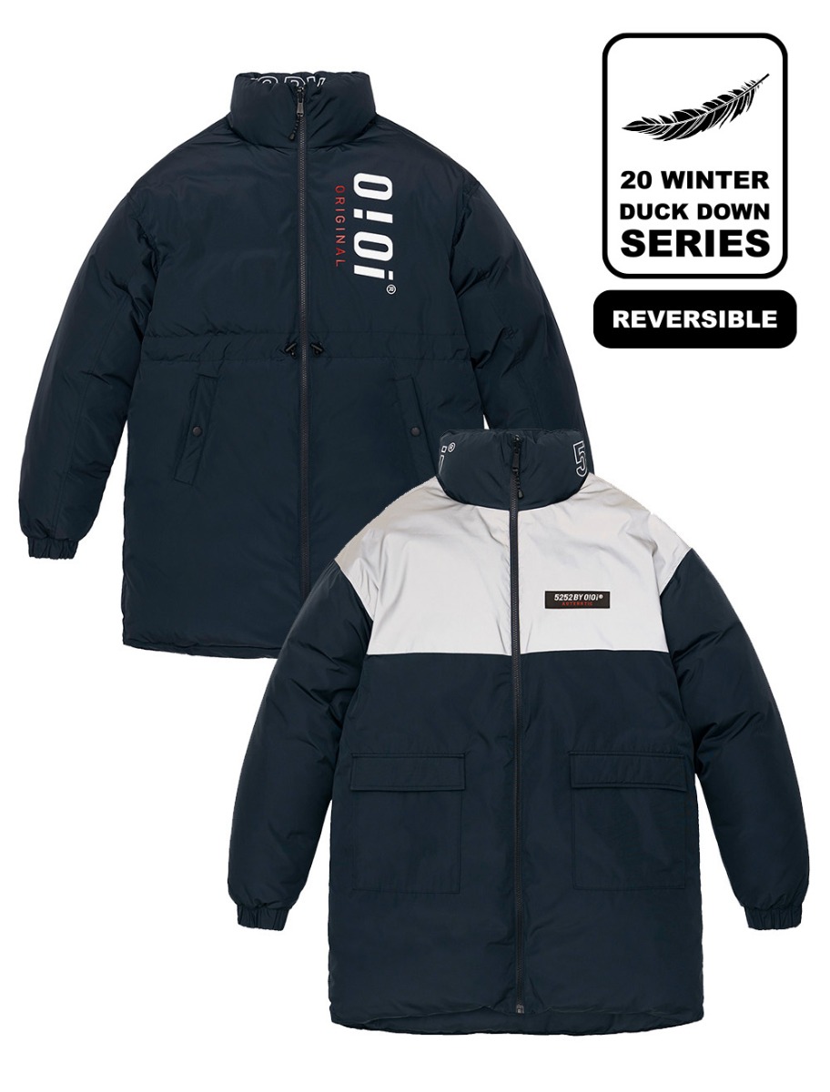 AUTHENTIC REVERSIBLE DOWN PARKA [NAVY]