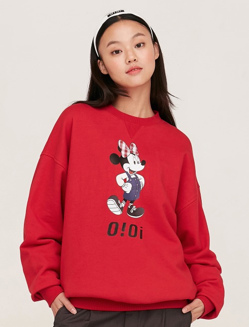 SWEATSHIRTS / OVERALL MINNIE MOUSE_red