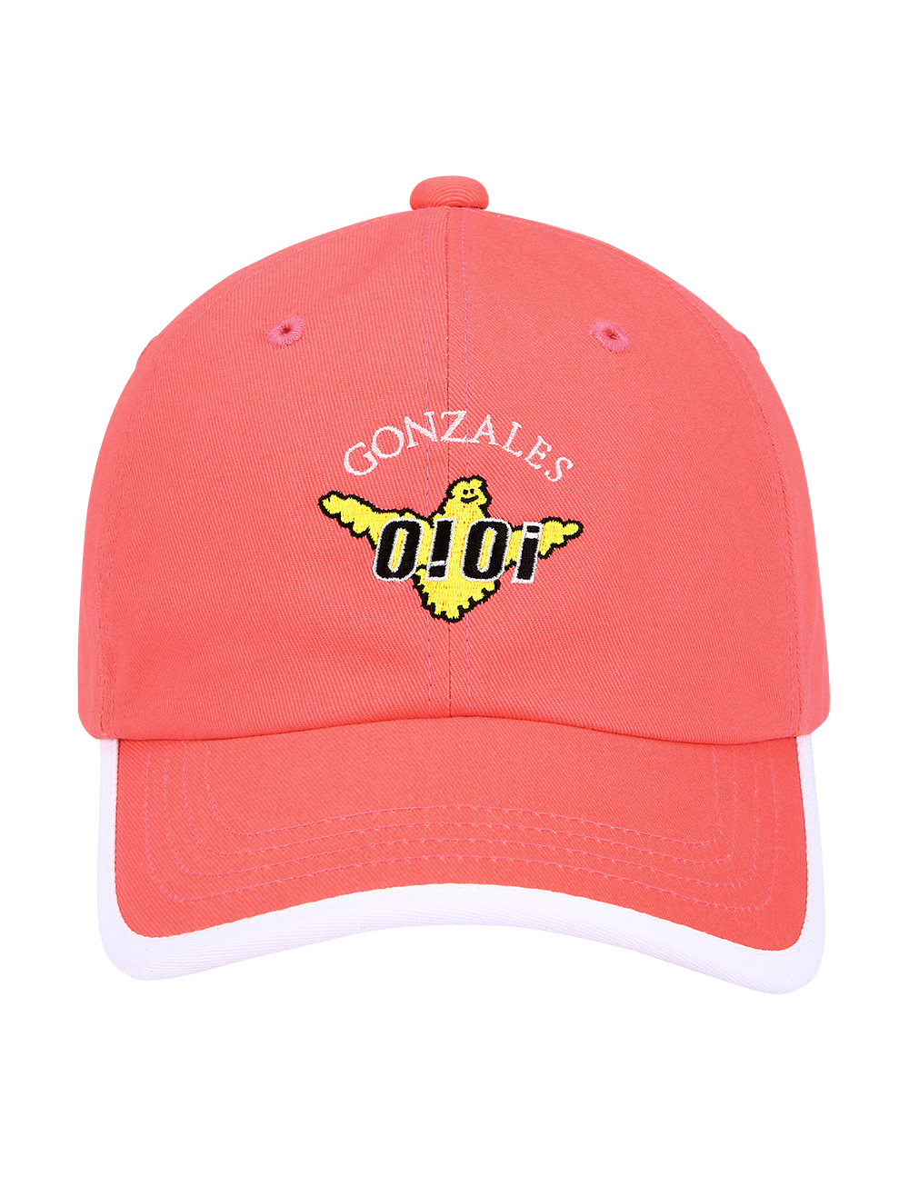 [5.B.OXMG] COTTON CANDY BALL CAP_coral