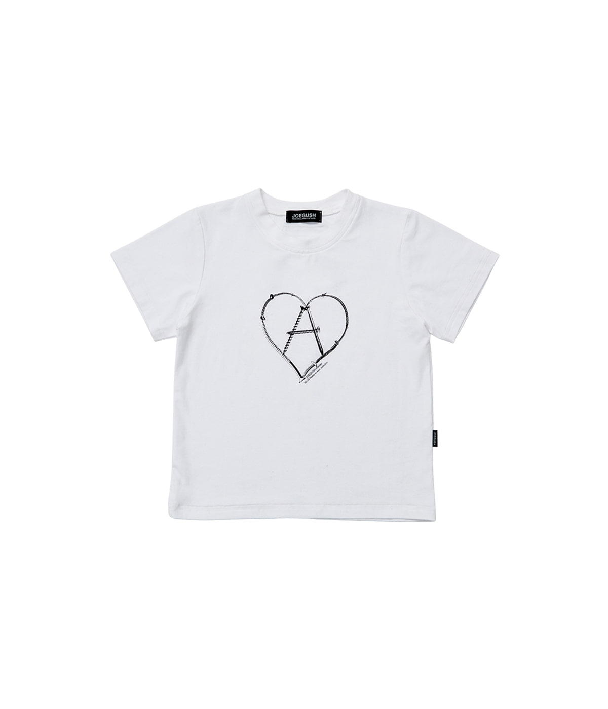 Heart-A T-shirt (White)