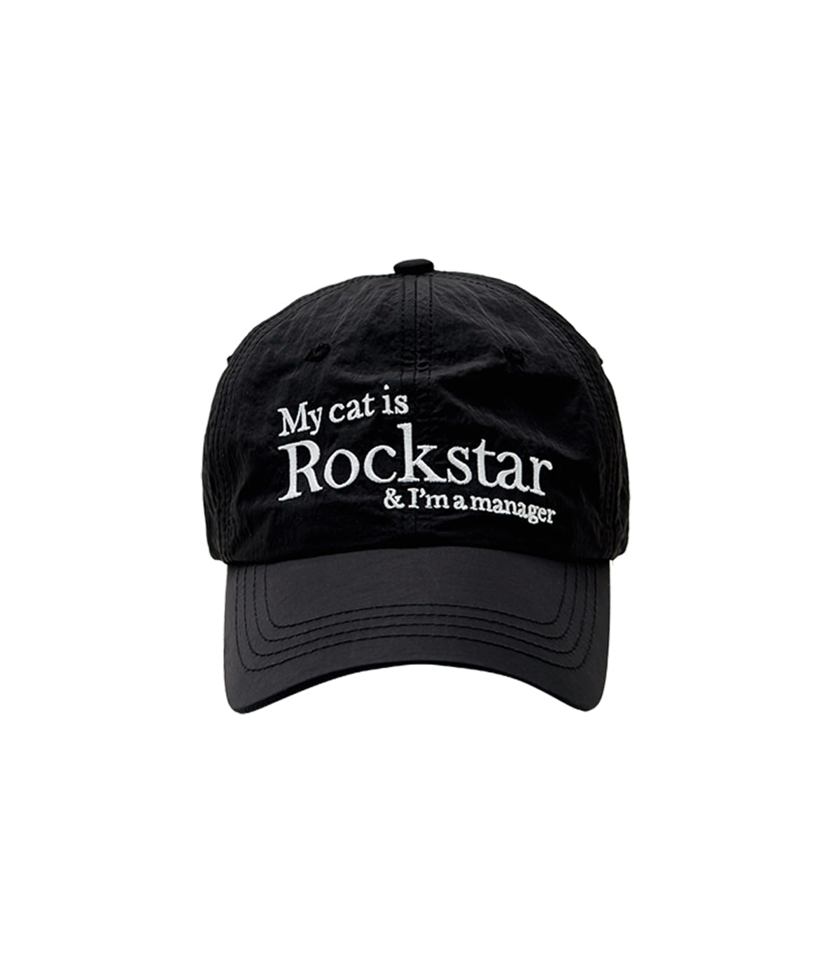 Rockstar cat cap (Black)