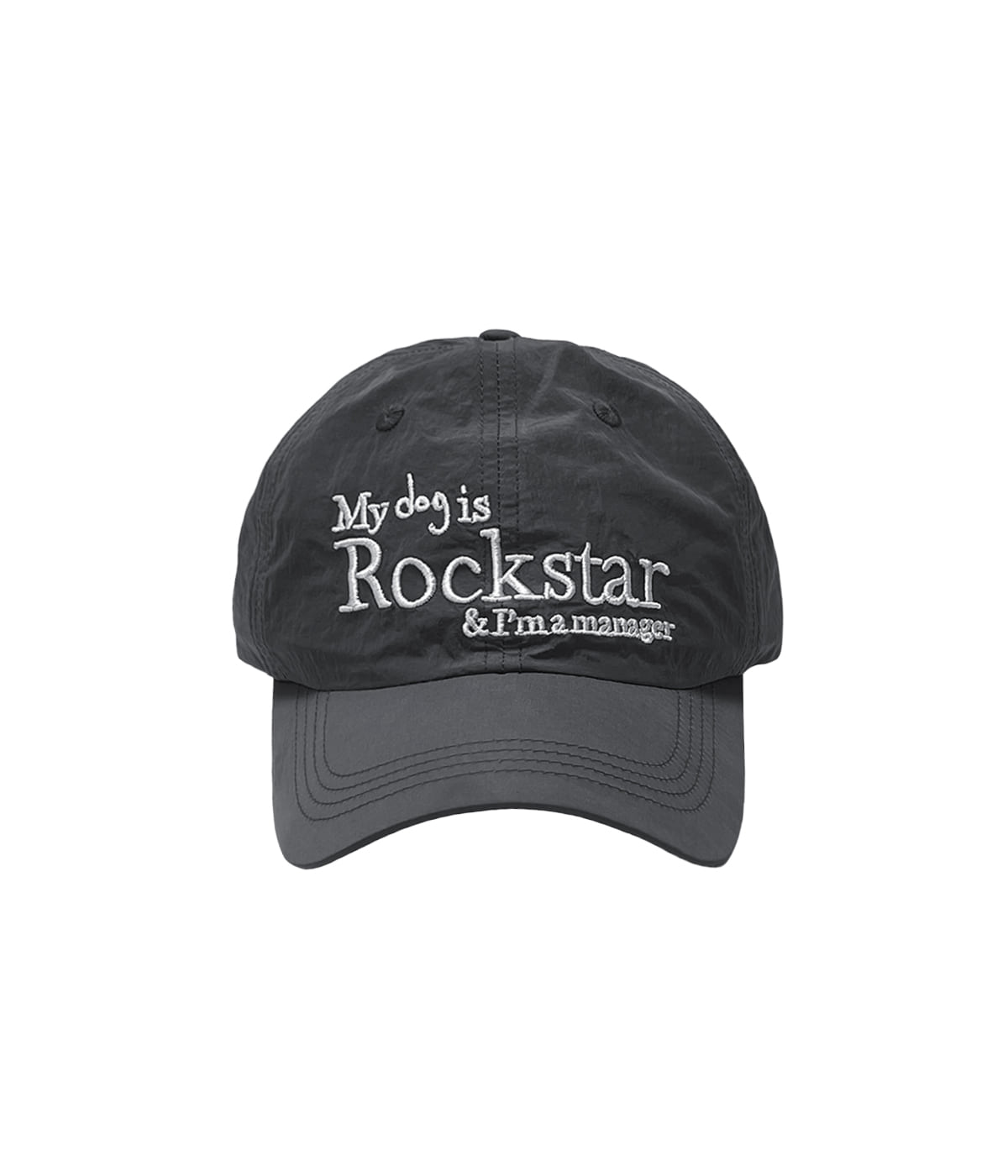Rockstar dog cap (Charcoal)- 2월 초 발송예정