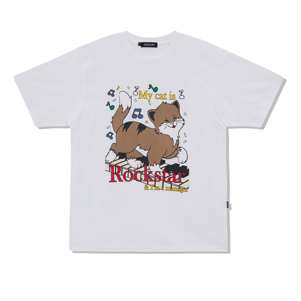 Piano Rockstar T-shirt (White)