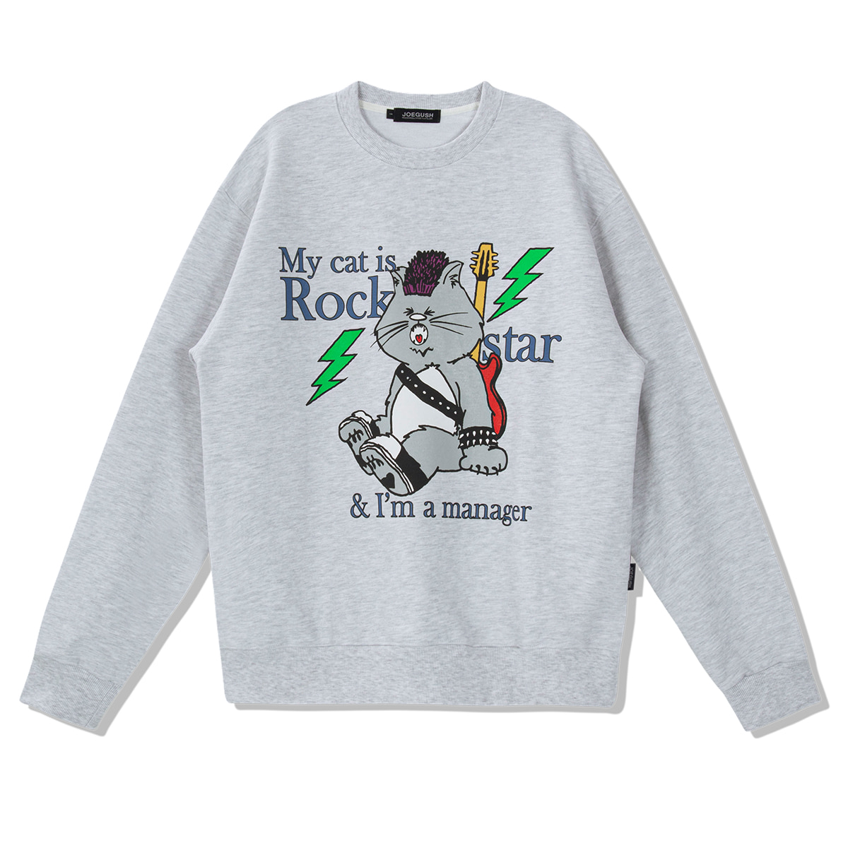 Thunder Rockstar Sweatshirts (Melange grey)