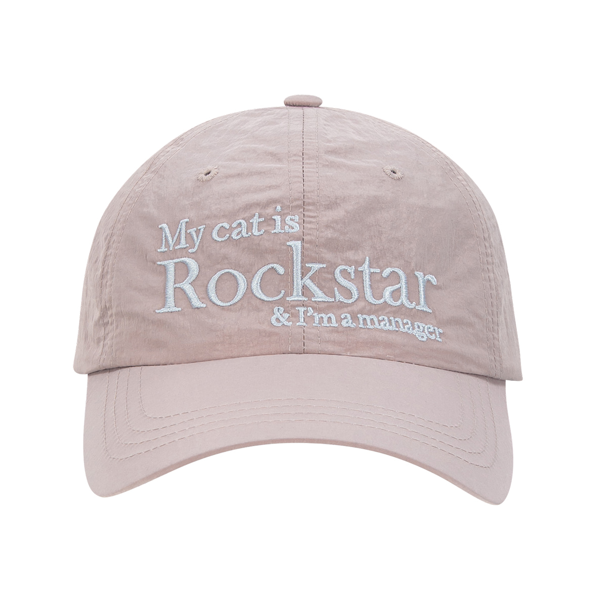 Rockstar cat cap (Baby Pink)