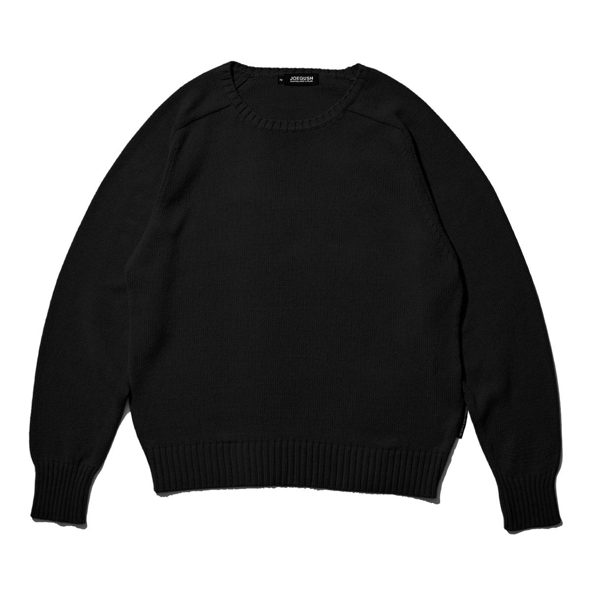 Single pullover knit Lv.1 (Black)