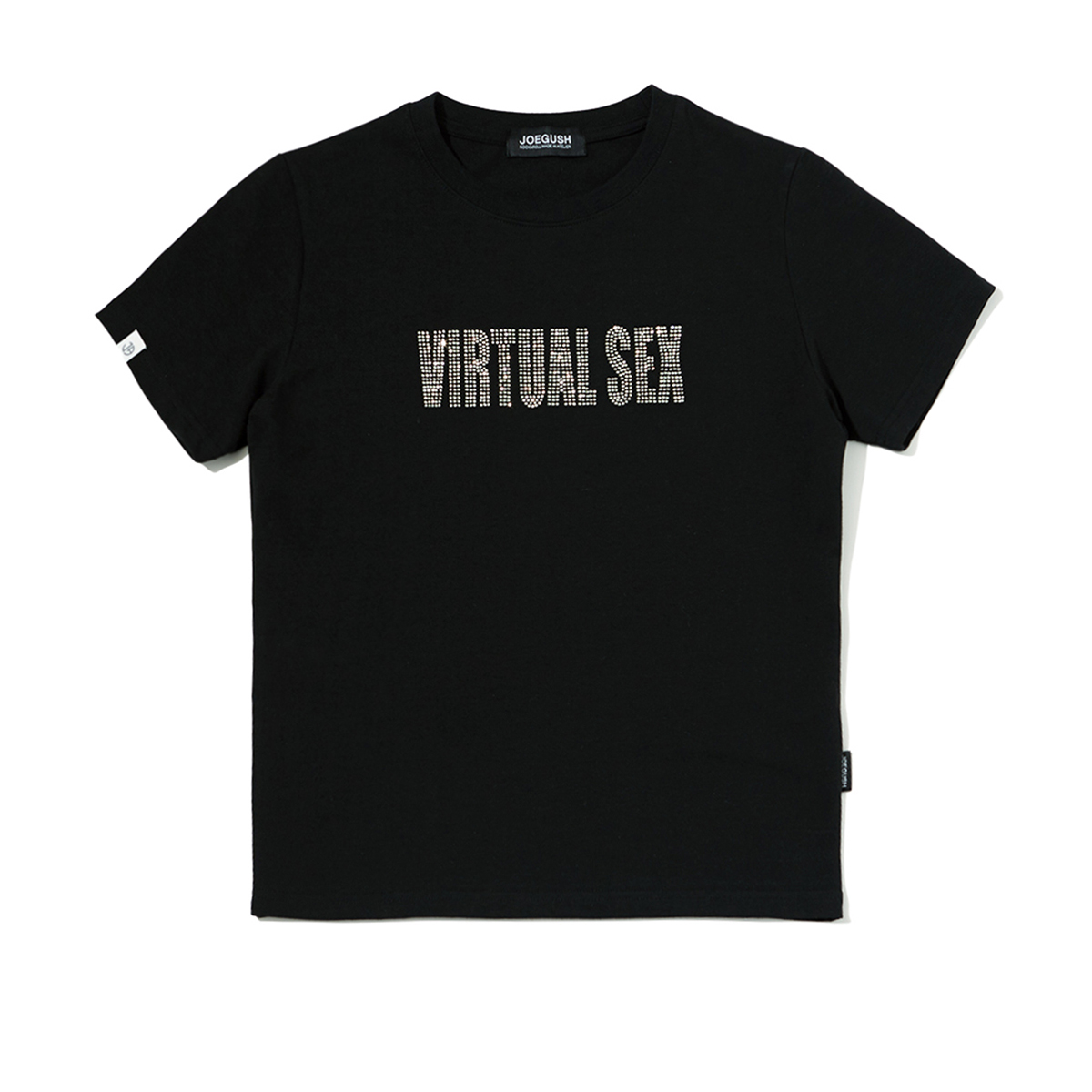 VIRTUAL SEX RHINESTONE T-SHIRT (Black)