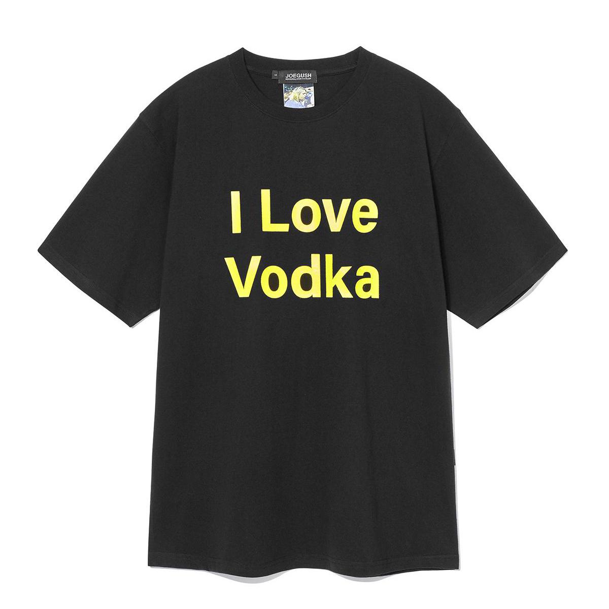 I Love Vodka T-shirt (Black)