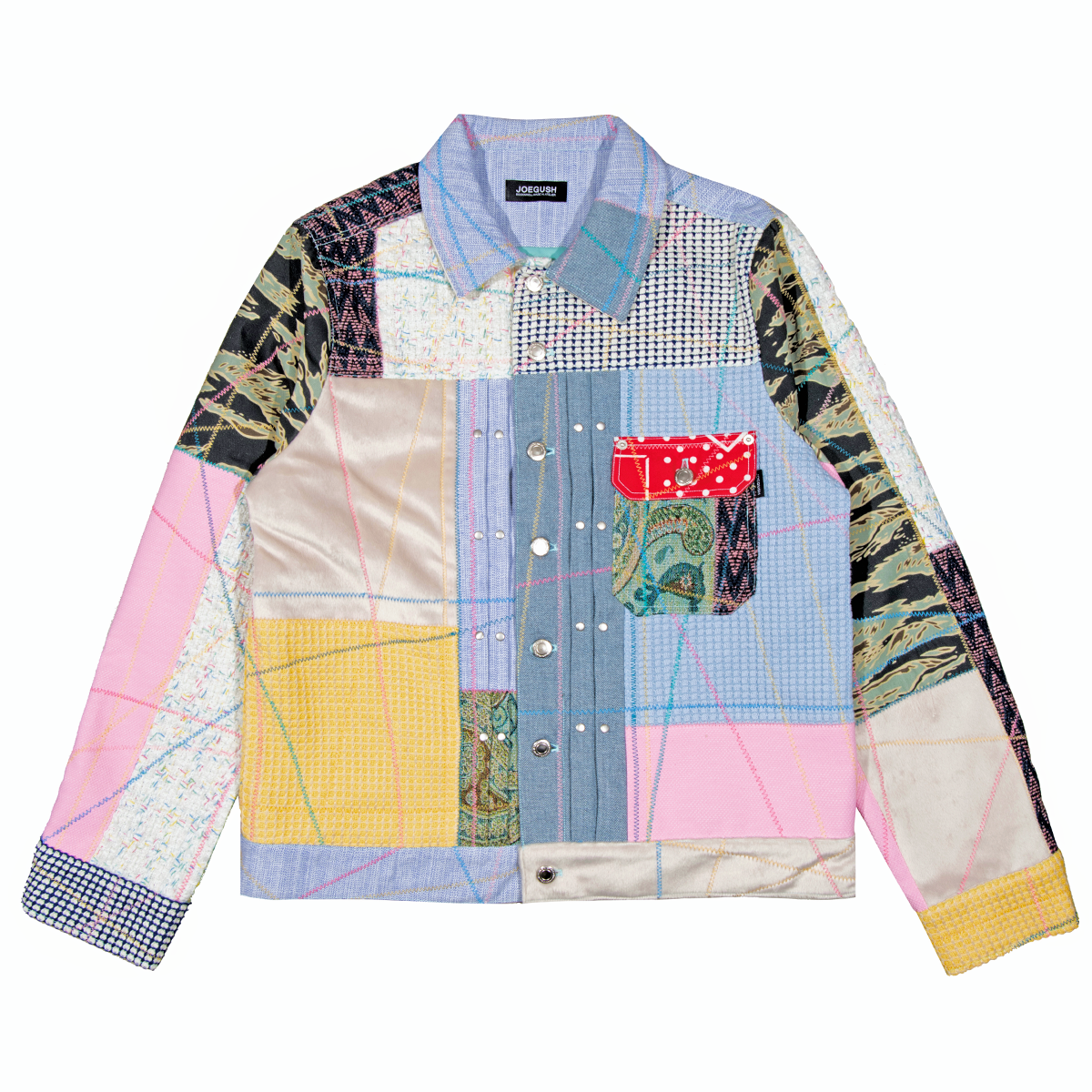 Patchwork Trucker Jacket (Multi)