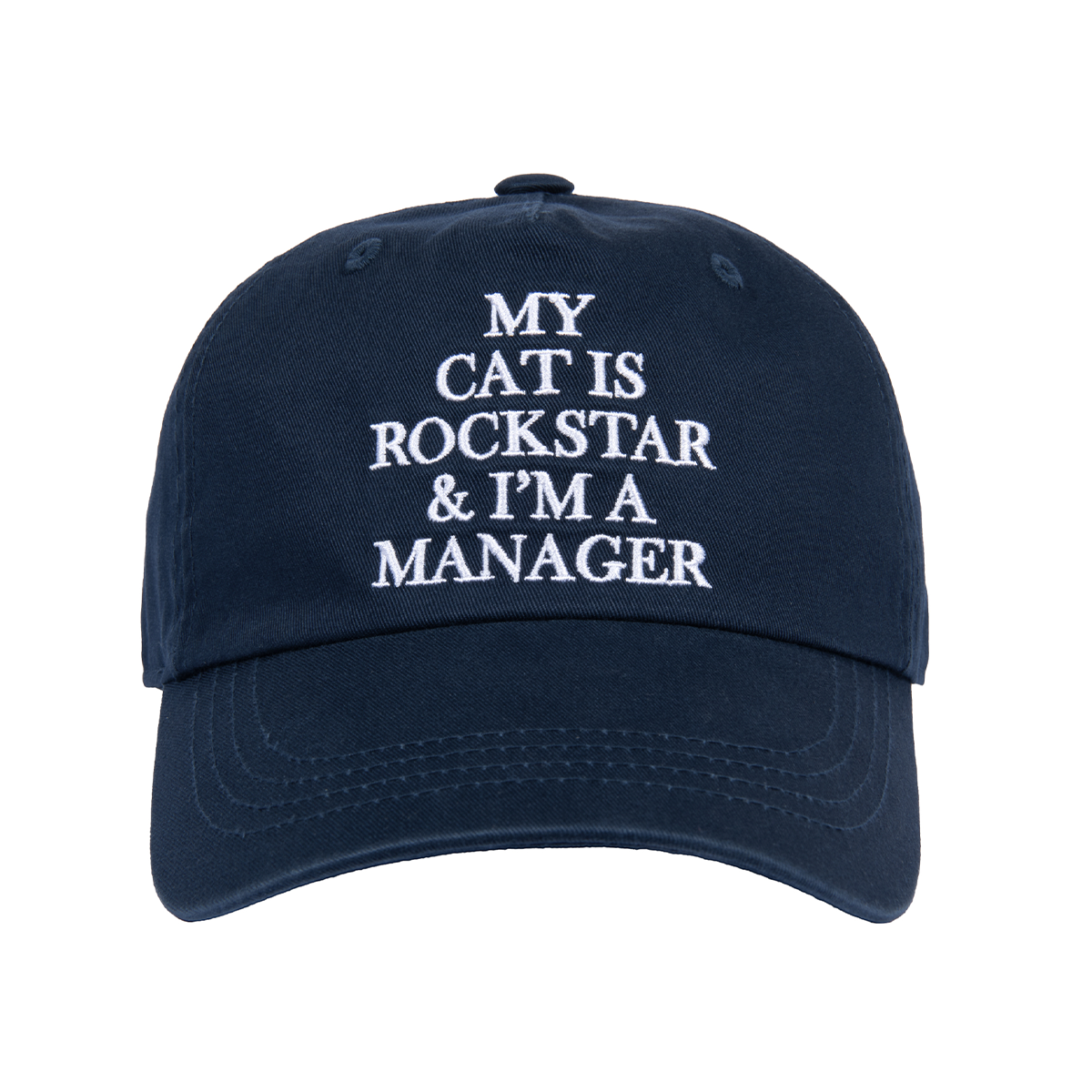 Big Font Rockstar Cotton Cap (Navy) - Joe Gush