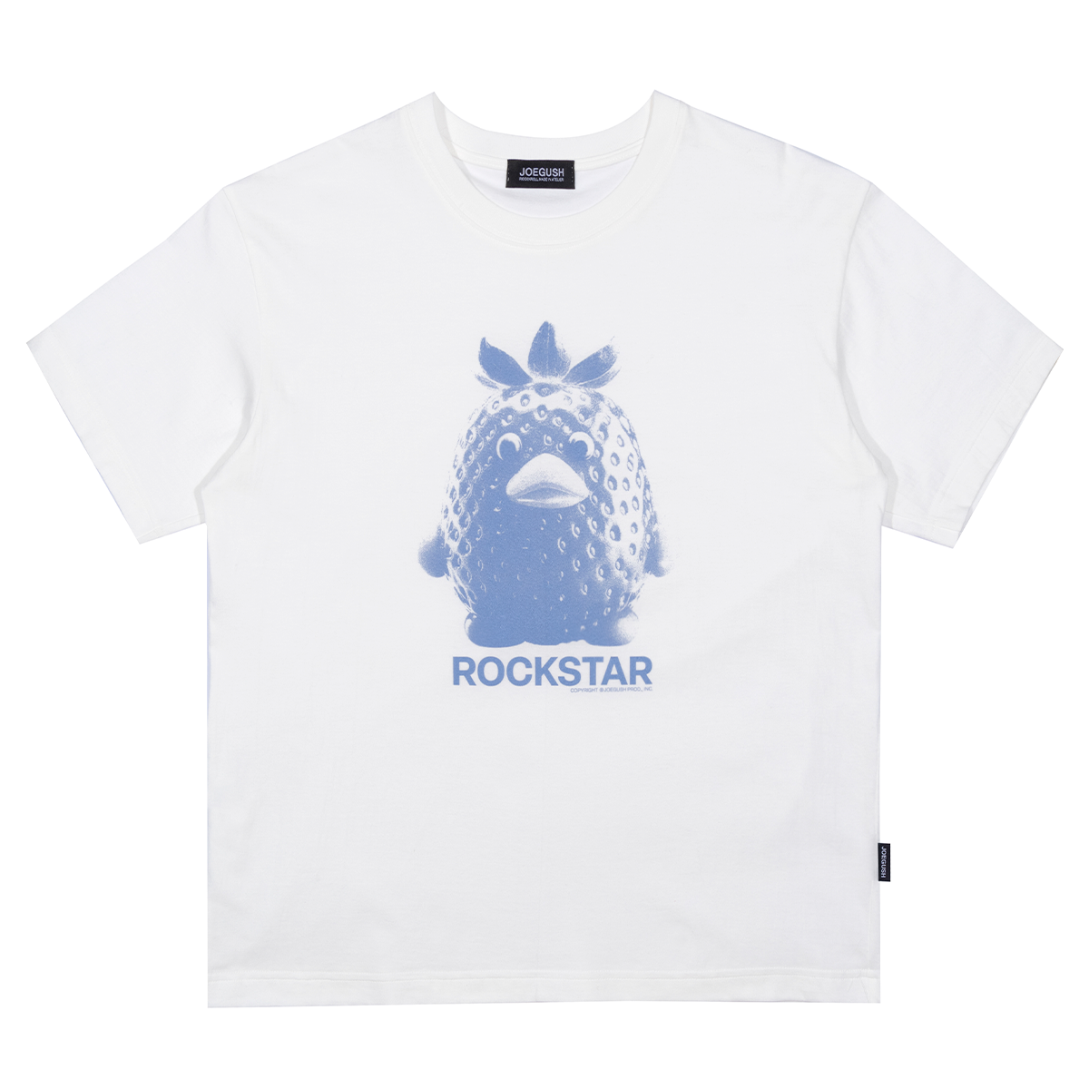 【JOEGUSH 】 Rock Duck T-shirt /追跡付 JOEGUSH | 3rd DROP💭🎶 -Rock Duck T-shirt (Sky Blue, White