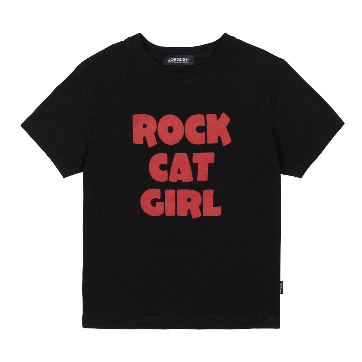 【JOEGUSH 】 R.C.G T-shirt (Crop Ver.) /追跡付 R.C.G T-shirt (Crop Ver.) (Black) - Joe Gush
