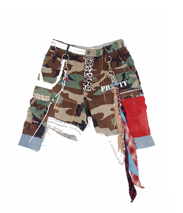 CUSTOMIZED MILITARY 1/2 CARGO PANTS Lv.2 (ORDER MADE)