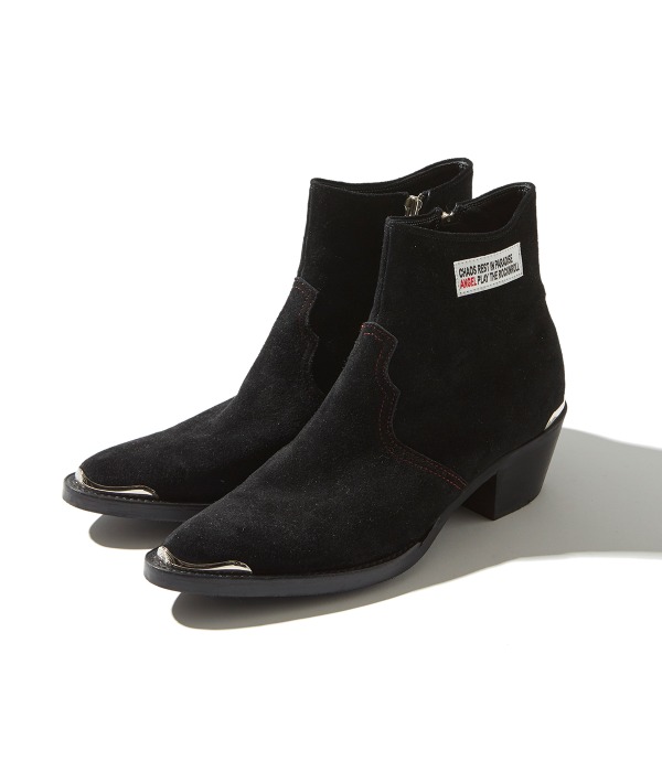 Western Ankle Boots (Black)