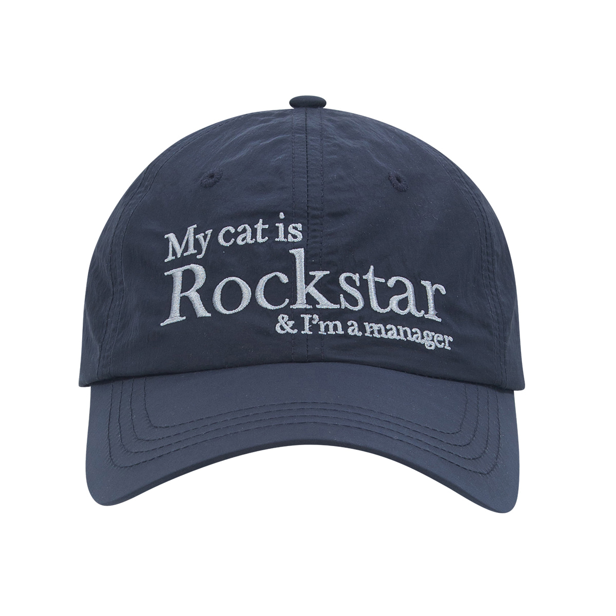 Rockstar cat cap (Navy)