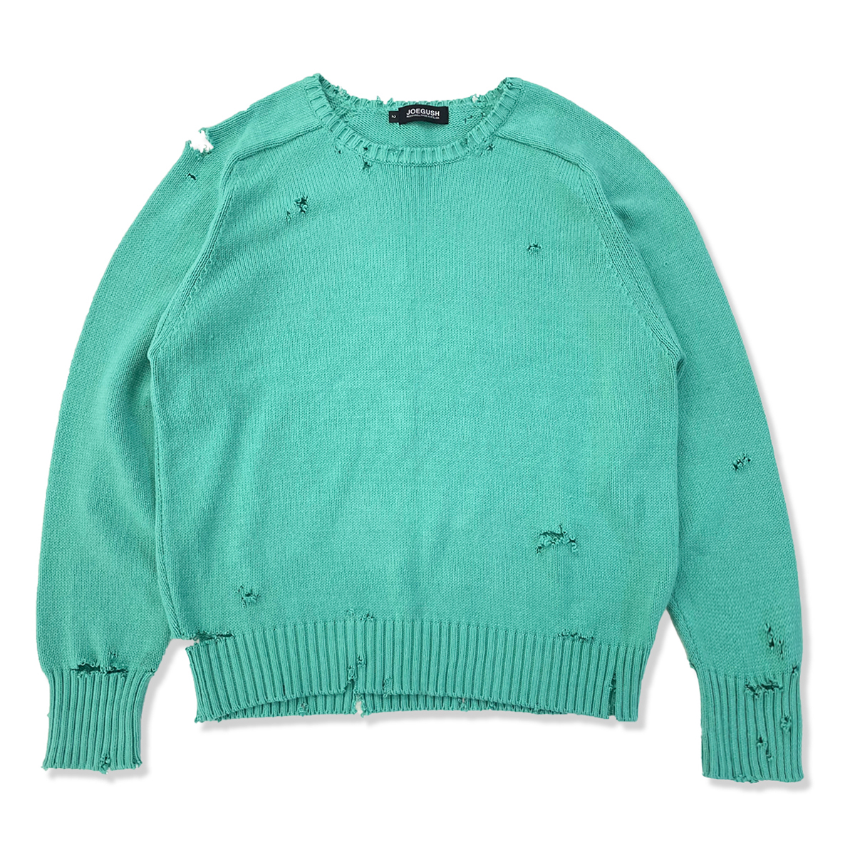 Single pullover knit Lv.2 (Distressed Ver.) (Mint)