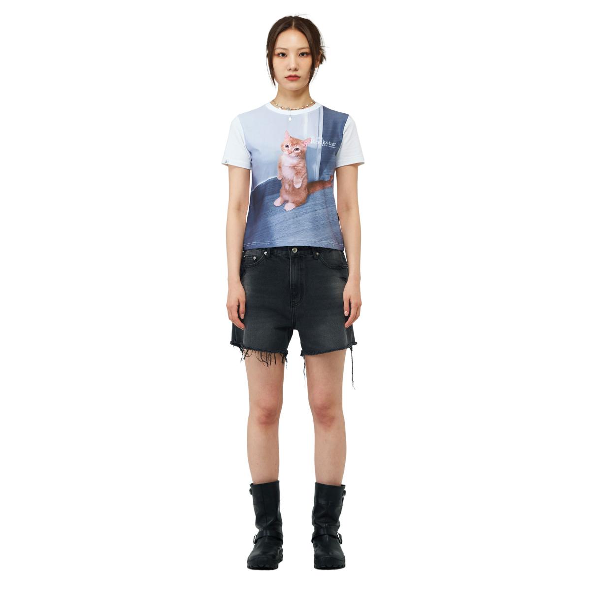 【JOEGUSH 】 COCO T-shirt (CROP VER.) /追跡付 조거쉬 JOEGUSH