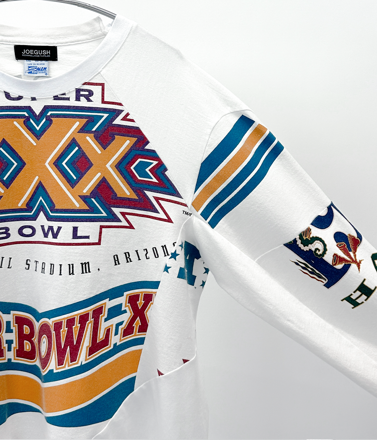 Reconstructed Long sleeve T-shirt (Super Bowl)