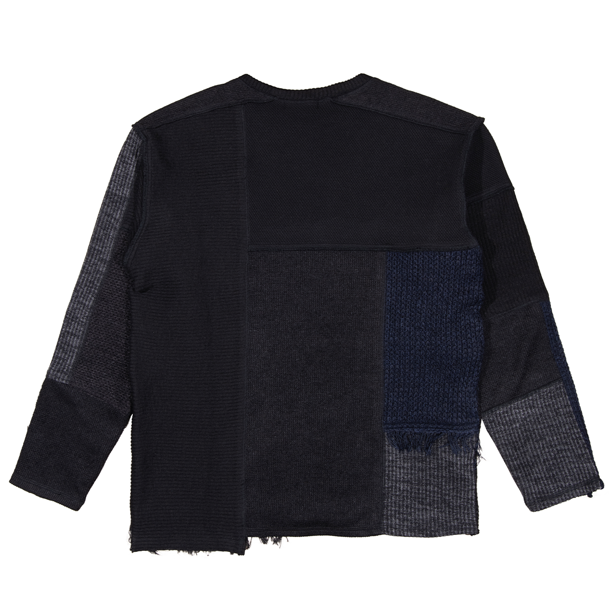 Patchwork Knit (Black)