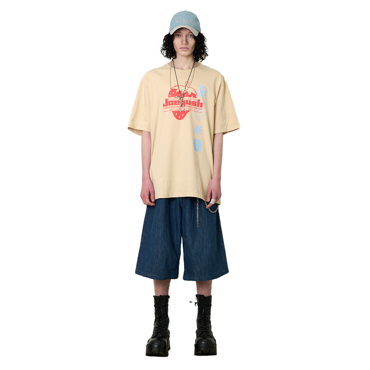 【JOEGUSH 】 COCO T-shirt (CROP VER.) /追跡付 조거쉬 JOEGUSH