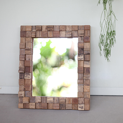 Wood Frame Mirror - 3