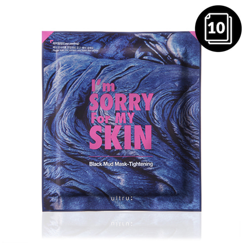 I'm Sorry For My Skin Black Mud Mask Tightening 10ea