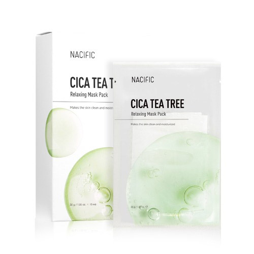 NACIFIC Cica Teatree Relaxing Mask Pack 10ea