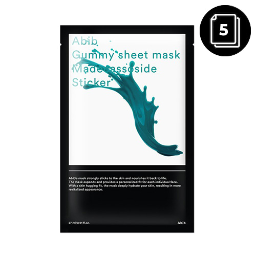 Abib Gummy Sheet Mask 5ea #Madecassoside Sticker