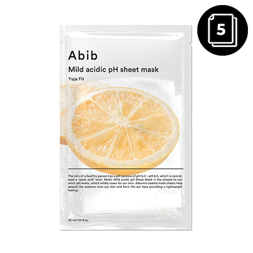 Abib Mild Acidic pH Sheet Mask 5ea #Yuja Fit