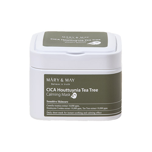 Mary&amp;May CICA Houttuynia Tea Tree Calming Mask 30ea 400g