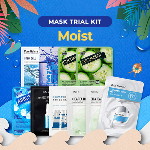 Mask Sheet Trial Kit (Moist)