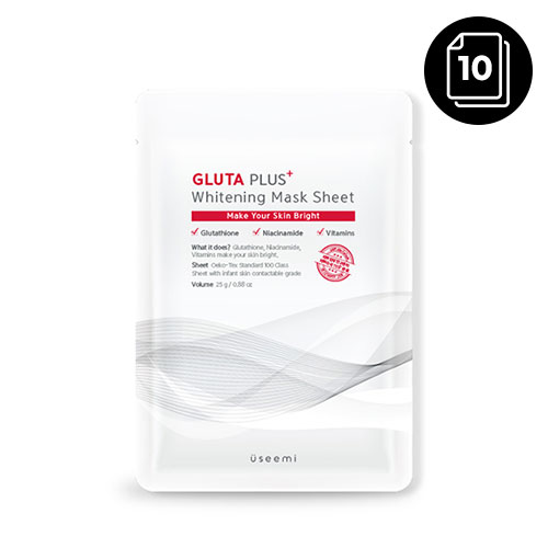 USEEMI Gluta Plus Whitening Mask Sheet 10pcs