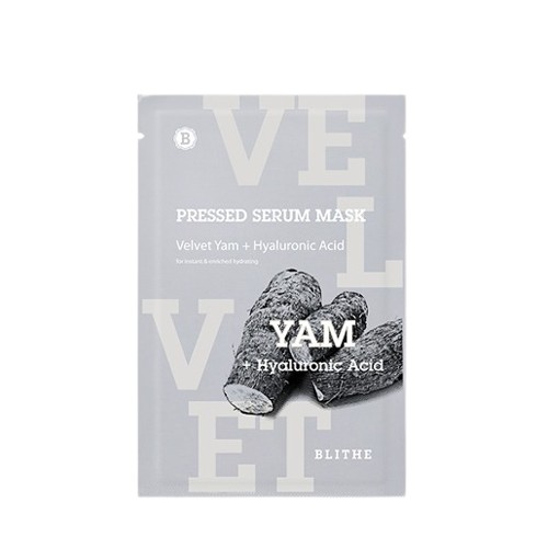 BLITHE Pressed Serum Mask Velvet Yam + Hyaluronic Acid 22g (1ea)